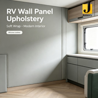 Cuir en silicone écologique Jemery pour revêtement mural intérieur de camping-car, cuir végétalien extensible dans les quatre sens, non toxique et inodore