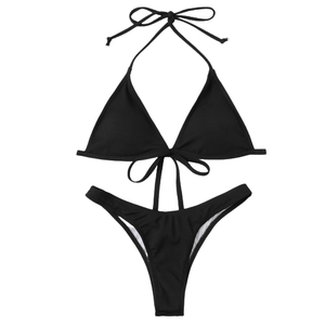 Sexy <strong>Beach</strong> Super Mini Extreme Micro Swimsuit Two Pieces String <strong>Bikini</strong> Black <strong>Hot</strong> Sexy Girl <strong>Photo</strong> <strong>Bikini</strong> for <strong>Women</strong> - Product Image 4
