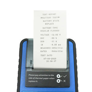 12v 24v carro bateria testador chumbo-ácido bateria analisador BT900 começar tipo bateria testador começar a carregar teste do sistema com impressora - Product Image 5
