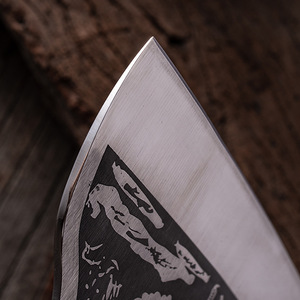 Outil de hachage de légumes à motif d'aigle forgé à la main, côtes de viande, os de bœuf, couteaux intelligents de chef de boucher - Product Image 2