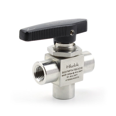 Hikelok Instrumentation Forged SS316 High Pressure 7 Way Ball Valve Stainless Steel 316 7 Way Ball Valve
