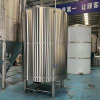 CASSMAN 2000L-10000L Réservoir de stockage d'eau chaude en acier inoxydable pour restaurants avec chauffage électrique/à vapeur et finition argentée