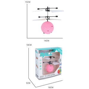 Rádio controle LED luminoso voando bola sensor infravermelho brinquedos para crianças presente - Product Image 6
