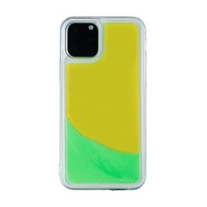 Logotipo personalizado de neón brillo luminoso líquido arenas movedizas funda TPU caja del teléfono celular caso para iPhone 11 - Product Image 6
