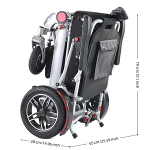 Intelligenter Rollstuhl elektrische faltbare Gelände-Armlehne elektrischer Rollstuhl batteriebetriebener Rollstuhl - Product Image 5