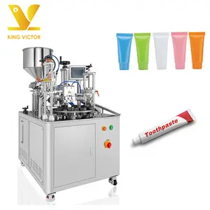 Automatic Ultrasonic High Speed Cosmetic Cream Toothpaste Tube Filling And Sealing Machine