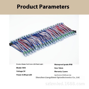 12 mét RGB đầy đủ màu sắc <span class=keywords><strong>LED</strong></span> MODULE IP68 giáng sinh trang trí đèn chuỗi 5V ma thuật màu đục pixel lựa chọn nghiêm ngặt tiếp xúc - Product Image 6