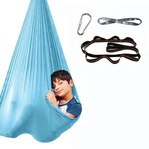 Terapia Indoor <span class=keywords><strong>Swing</strong></span> <span class=keywords><strong>Yoga</strong></span> tessuto amaca altalena sensoriale per i bambini con Kit appendiabiti - Product Image 6