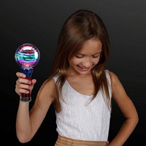 Magic Rotating Flashing LED Plastic Pentagram Spherical Spinning <b>Wand</b> Toy for Boys Girls Fun <b>Glow</b> Party Favor - Product Image 4