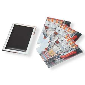 Aimant en tôle souvenir personnalisé de forme rectangulaire avec aimant en tôle de 80*53mm - Product Image 4