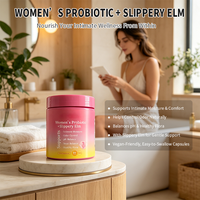 Probiotique pour femmes adultes avec écorce d'orme rouge, 60 bonbons gommeux, équilibre du pH, complément alimentaire pour la santé intime