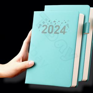 Wholesale Stationary Customizable School Business Supplies <b>Diary</b> Printing Organizer A5 Journal Hardcover PU Leather <b>Notebook</b> - Product Image 2