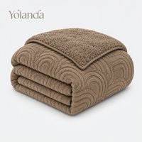 Couverture lestée en laine douce et confortable, personnalisable, vente en gros, populaire 2026, pour un meilleur sommeil et une meilleure concentration