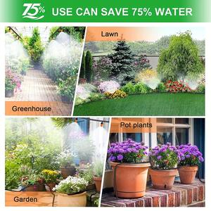 Kit de Riego Automático, Sistema de Riego por Goteo de PVC de 25 Metros, Juego de Microaspersores para Jardín, Interfaz Ajustable - Product Image 5