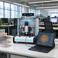 Imprimante 3D alimentaire Panda nouvelle, personnalisable, intelligente, électrique, automatique, contrôlée par Android, facile à utiliser, pour pâte à sucre et peinture alimentaire