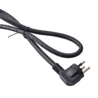 Cable de extensión de Alimentación de 3 núcleos y 3 pines personalizado de fábrica, cola de enchufe C7, Material de goma especial IEC para ordenador estándar de Tailandia