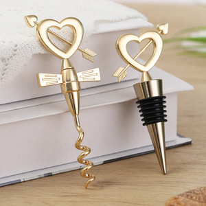 Souvenirs <span class=keywords><strong>de</strong></span> fête, cadeaux <span class=keywords><strong>de</strong></span> mariage, ouvre-bouteille en forme <span class=keywords><strong>de</strong></span> flèche <span class=keywords><strong>de</strong></span> <span class=keywords><strong>Cupidon</strong></span> en argent et or, tire-bouchon et bouchon pour cadeaux d'anniversaire <span class=keywords><strong>de</strong></span> mariage - Product Image 6