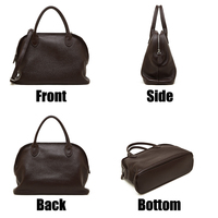 Sac à main en cuir grainé de luxe discret au design original, sacoche de travail pour femme, sac à poignée supérieure pour le bureau, fournisseur OEM ODM