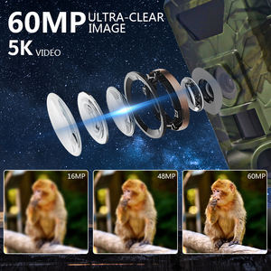 מצלמת שביל PR803G 4G  לניטור חיצוני של וילות, עם חיישן PIR לזיהוי בעלי חיים וחיות מחמד, 60 מגה פיקסל, ראיית לילה אינפרא אדום, מצלמת ציד/מלכודת, תקן אירופאי. - Product Image 6