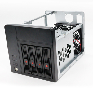 Máy chủ lưu trữ NAS MINI <span class=keywords><strong>4</strong></span> khay OEM/ODM, vỏ máy tính để lưu trữ mạng ổ cứng 3.5 inch - Product Image 5