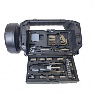 Custom Plastic Flashlight & Toolbox Set LED Light-Modern Style Tool <b>Kit</b> for <b>DIY</b> Projects Outdoor Activities Promotional Gifts - Product Image 2