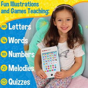 Juguetes Educativos Interactivos Fun Phone, Juguete de Aprendizaje Preescolar para Niños <span class=keywords><strong>con</strong></span> <span class=keywords><strong>Letras</strong></span>, <span class=keywords><strong>Palabras</strong></span>, Números, Melodías y Preguntas para Mayores de 3 Años - Product Image 3