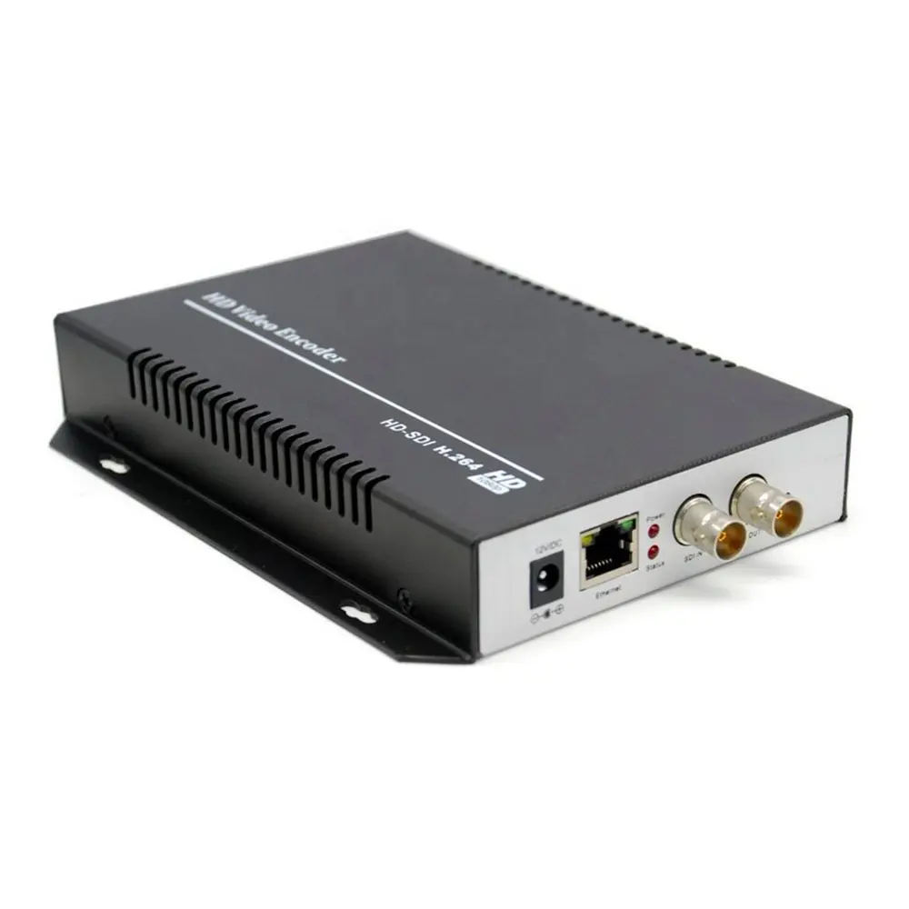 H.265 H.264 encoder sdi to ethernet 1080p hd sdi iptv rtmp encoder for live streaming broadcast media server video encoder