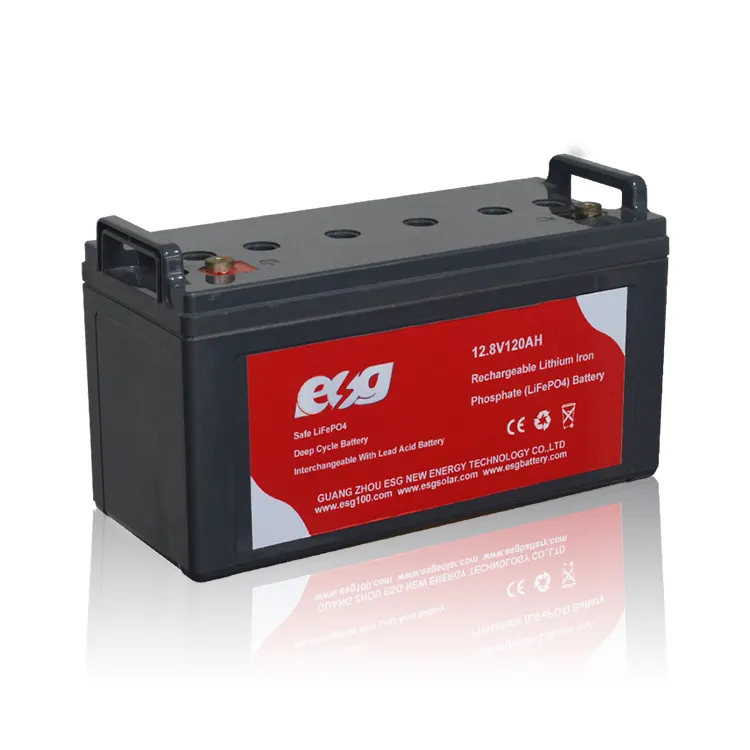 ESG 12.8V 100ah 150ah 200ah 250ah 10kwh batteries de stockage d'énergie Lithium fer Phosphate Lifepo4 batterie