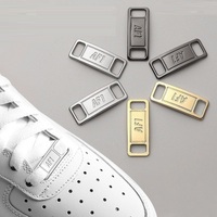 Étiquette en métal à la mode, en alliage personnalisé, pour baskets homme et femme, accessoires de chaussures