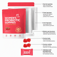 En stock : Gommes probiotiques pour femmes, bonbons mous probiotiques populaires pour femmes et vitamines avancées OEM/ODM, probiotiques vaginaux pour femmes