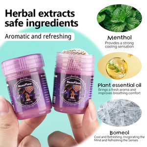 Inhalateur traditionnel thaïlandais à base de plantes Hong Thai, formule personnalisée d'usine OEM, soulage le nez bouché, à base de camphre. - Product Image 3