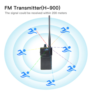 Transmisor FM para Entrenamiento Deportivo Acuático, Dispositivo de Entrenamiento para Piscinas, Radio con Vibración, Accesorios para Natación y <span class=keywords><strong>Buceo</strong></span> - Product Image 2