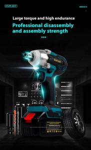 EXPLOIT Clé à chocs électrique industrielle sans balai sans fil 1/2 pouces 21V Batterie 2000Nm Max Torque Garantie 3 ans Outil électrique - Product Image 6