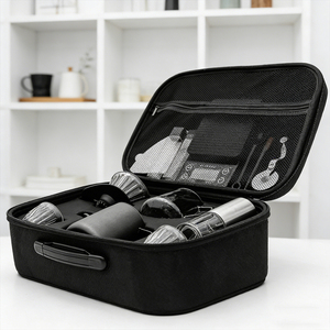 Set da viaggio <span class=keywords><strong>per</strong></span> caffè arabo classico e resistente da 9-12 pezzi personalizzabile, con macinacaffè manuale in metallo <span class=keywords><strong>per</strong></span> versamento a mano - Product Image 5
