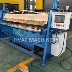 Hvac 1.5*2500 thủy lực Máy uốn cho thép và mạ kẽm tấm kim loại ống làm cho máy lỗ thông hơi - Product Image 3