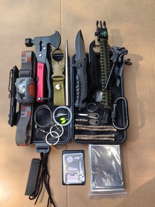 JK-H-O35 30 en 1 équipement et équipement de survie <span class=keywords><strong>kit</strong></span> de survie d'urgence accessoires de <span class=keywords><strong>Camping</strong></span> pour <span class=keywords><strong>Camping</strong></span> randonnée chasse pêche - Product Image 3