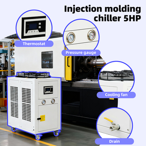 5HP <b>Portable</b> Air Cooled Industrial Chiller Compact Water Cooling <b>Unit</b> for General Industrial Equipment & Lab - Product Image 1