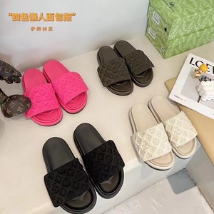 Nuove scarpe da <span class=keywords><strong>donna</strong></span> pantofole <span class=keywords><strong>antiscivolo</strong></span> e fondo spesso alla moda comodi sandali da esterno da <span class=keywords><strong>donna</strong></span> a infradito casual a punta aperta - Product Image 5