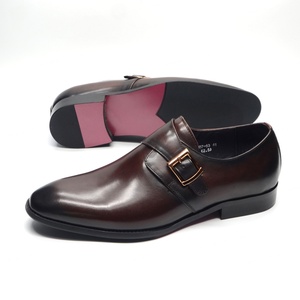 Zapatos de Cuero Italianos Hechos a Mano de Alta Calidad para Hombre, Tendencia 2026, Formales, de Negocios, con Punta en Pico, que Aumentan la Estatura - Product Image 1