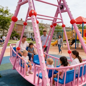 Manèges miniatures <span class=keywords><strong>Corsair</strong></span> sans moteur de haute qualité, conçus pour la sécurité des enfants, pour les parcs d'attractions et les parcs sportifs commerciaux en plein air - Product Image 1