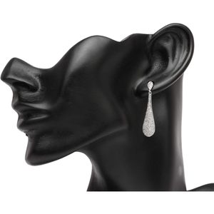 Pendientes de Diamantes Ornaatis, 1.06 Quilates en Total, Corte Redondo, Plata de Ley 925, Color G-H, Claridad I, Engaste de Garras, Joyería para Boda - Product Image 3