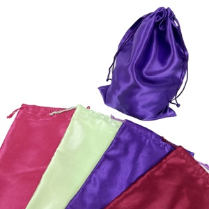 Sac à cordon en satin de <span class=keywords><strong>Cin</strong></span>-SSD-13 bonne qualité Sac de lingerie en satin de rangement - Product Image 1