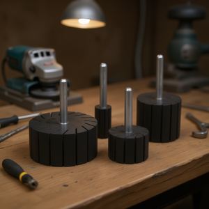 Support de manchon en caoutchouc Ttake Ab9000, axe de 6 mm, 15x30 mm, pour disques de ponçage - Product Image 3