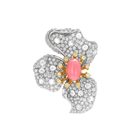 MUSHAN 925 Sterling Silber Luxus High Carbon Diamond Pink Conch Perlen Blumen Ohr stecker für Frauen Jubiläen Geschenke