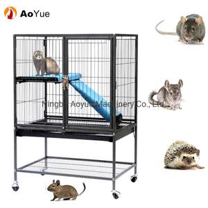 Cage pour animaux de compagnie Offre Spéciale étal de sol fleur et marché petite Cage pour animaux de compagnie fil petit Hamster lapin portant petite Cage en fer - Product Image 1