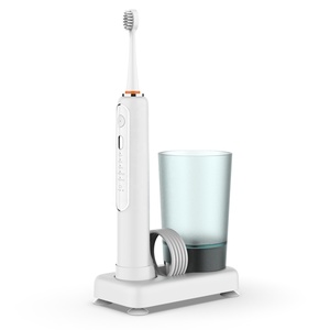 Logotipo personalizable 330Ml IPX7 Impermeable Carga inalámbrica Batería de larga duración Cepillo de dientes eléctrico sónico inteligente para encías sensibles - Product Image 4