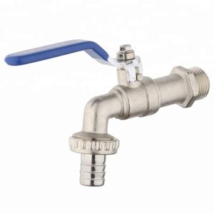 Robinet à bille manuel robuste en bronze, antimicrobien, pour cuisine et jardin, avec bec fileté, vente directe usine - Product Image 1