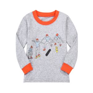 Pyjama à manches longues 100% coton pour enfants, vêtements de nuit pour garçons et filles de 2 ans, nouvelle collection printemps automne - Product Image 2