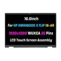 شاشة لمس LCD مقاس 16.0 بوصة مع محول رقمي لجهاز HP OmniBook X Flip 2-in-1 16-AR 16-ar0033dx بدقة 1920×1200 - قطعة بديلة