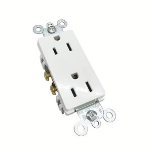 Tiêu chuẩn Mỹ Nhà Máy Giá kép Surge-proof Tường Ngoài Trời ổ cắm PVC chúng tôi receptacle cho công nghiệp văn phòng sử dụng 15A đánh giá 2 - Product Image 2